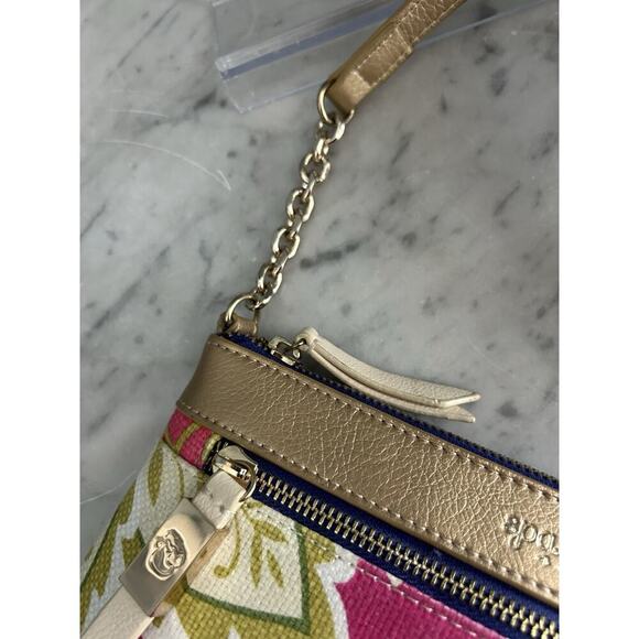 Spartina 449 Carson Cottage East West Hipster Purse Vacation Flowers Small Bag - Picture 14 of 14